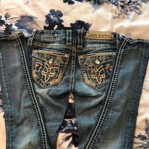 Sz 24 waist Rock Revival skinny jeans